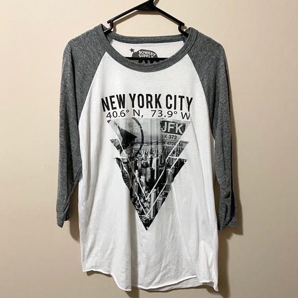 Other - Bowery Supply NYC Baseball Tee